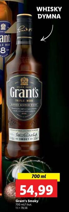 Lidl Whisky grant's triple wood oferta
