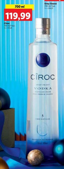 Lidl Wódka ciroc ultra-premium vodka oferta