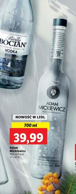 Lidl Wódka adam mickiewicz oferta