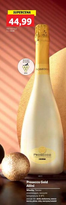 Lidl Wino allini prosecco oferta