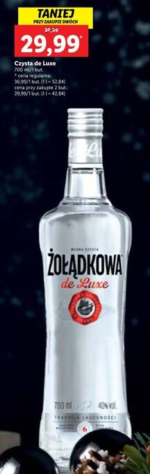 Lidl Wódka żołądkowa gorzka de luxe oferta