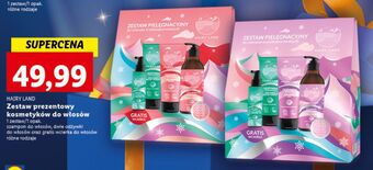 Lidl Zestaw w pudełku: szampon do włosów średnioporowatych 400 ml + odżywka każdej porowatości 200 owies wcierka skóry głowy 100 h oferta