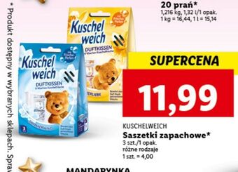 Lidl Saszetki zapachowe summer love kuschelweich oferta
