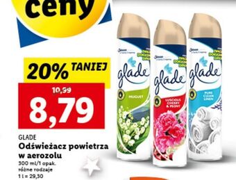 Lidl Odświeżacz powietrza konwalia glade by brise oferta