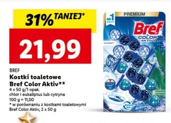 Lidl Zawieszka do wc cytryna bref color aktiv (wcześniej blue active) oferta