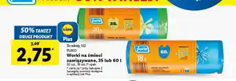 Lidl Worki na śmieci 35 l cytrynowe purio oferta