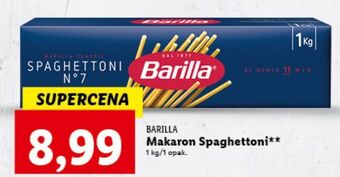 Lidl Spaghettoni no 7 barilla oferta