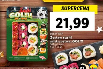 Lidl Sushi mistrzostwa gol!!! lucky fish oferta