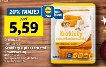 Lidl Krokiety z kapusta i grzybami chef select oferta