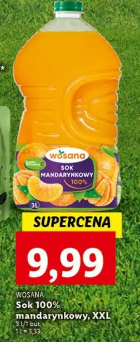 Lidl Sok mandarynkowy wosana oferta