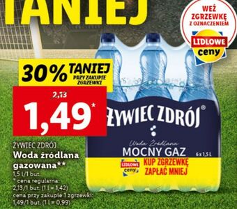Woda mocny gaz żywiec zdrój