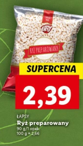 Lidl Ryż preparowany łapsy oferta