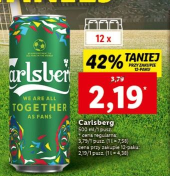 Lidl Piwo carlsberg oferta