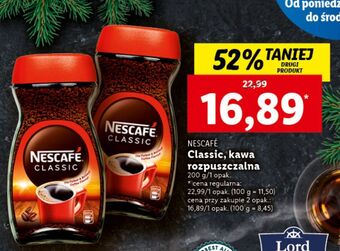 Lidl Kawa nescafe classic oferta