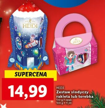 Lidl Zestaw słodyczy rakieta heidi oferta