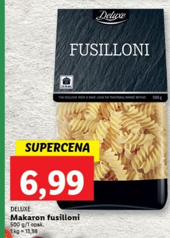 Lidl Makaron fusilloni deluxe oferta