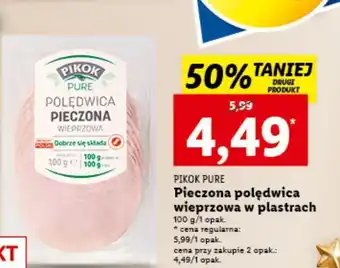 Lidl Polędwica wieprzowa pieczona pikok pure oferta