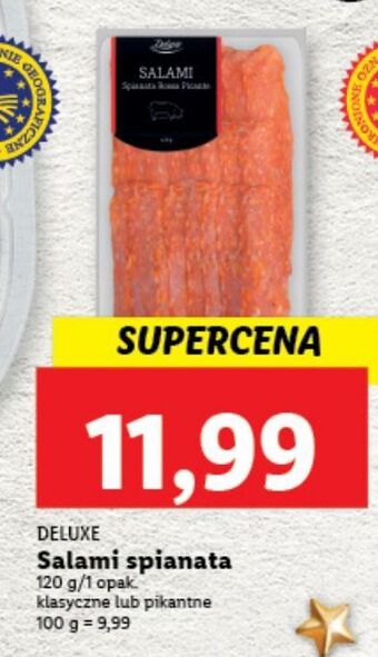 Lidl Salami calabra deluxe oferta