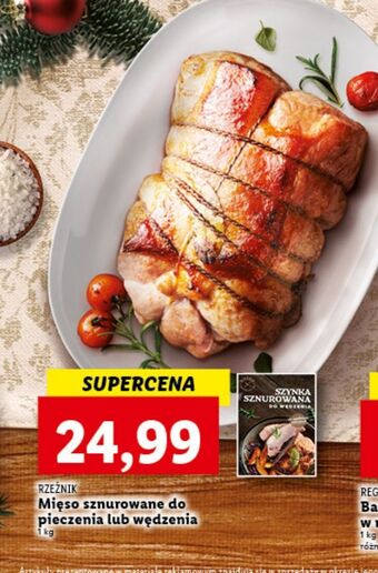 Lidl Mięso sznurowane do pieczenia lub wędzenia rzeźnik codzienna dostawa oferta