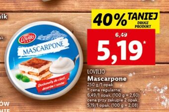 Lidl Ser mascarpone lovilio oferta