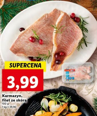 Lidl Karmazyn filet ze skórą abramczyk oferta