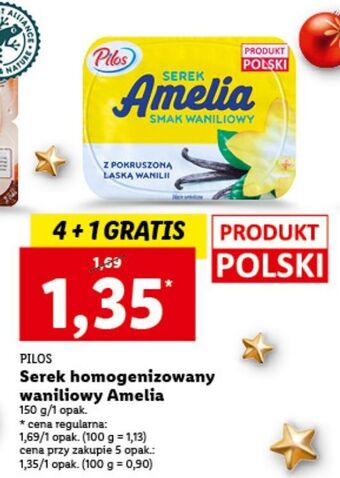 Lidl Serek wanilia pilos amelia oferta