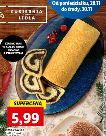 Lidl Makowiec oferta