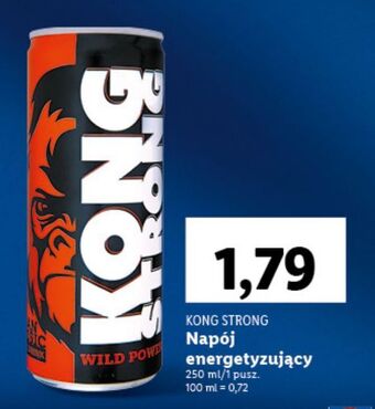 Lidl Napój energetyczny urban classic kong strong wild power oferta