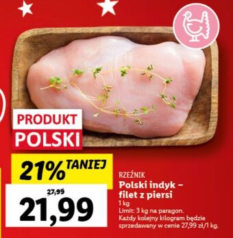 Lidl Filet z piersi indyka rzeźnik codzienna dostawa oferta