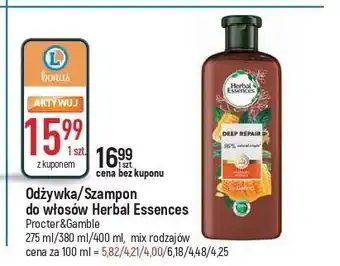 E.Leclerc Odżywka deep repair manuka honey herbal essences oferta