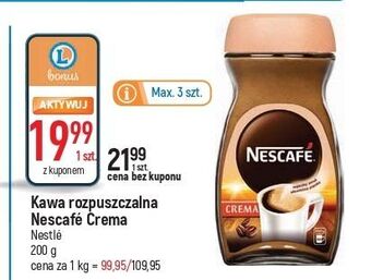E.Leclerc Kawa nescafe crema oferta
