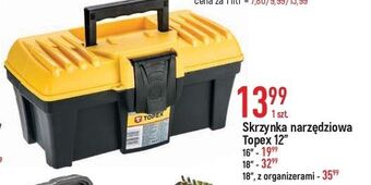 Skrzynka narzędziowa 16" topex
