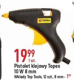 E.Leclerc Pistolet klejowy 8 mm topex oferta