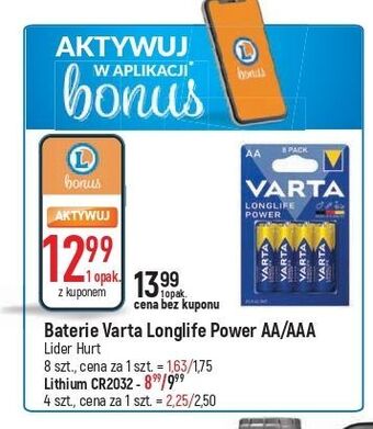 E.Leclerc Baterie aaa varta longlife oferta