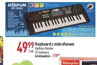 E.Leclerc Keyboard z mikrofonem 44 klawisze kathay-haster oferta