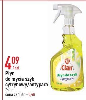 E.Leclerc Płyn do mycia szyb antypara wiodąca marka clair oferta