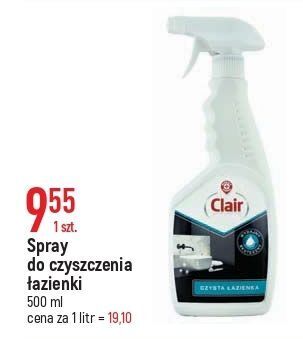 E.Leclerc Spray do czyszczenia łazienki wiodąca marka clair oferta