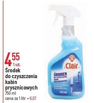 E.Leclerc Płyn do czyszczenia kabin prysznicowych wiodąca marka clair oferta