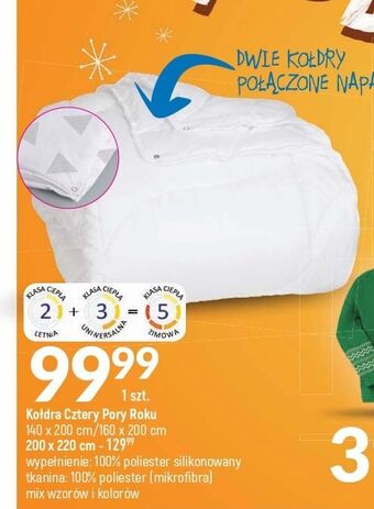 E.Leclerc Kołdra 4 pory roku 160 x 200 cm oferta