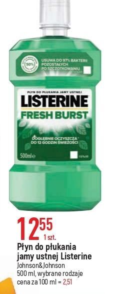 E.Leclerc Płyn do płukania ust listerine fresh burst oferta