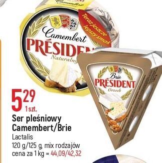 E.Leclerc Ser brie z orzechami president oferta