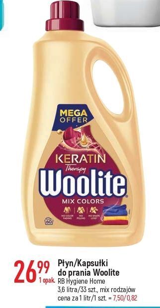 E.Leclerc Kapsułki do prania mix colors woolite keratin oferta