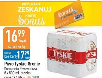 E.Leclerc Piwo tyskie gronie oferta