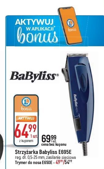 E.Leclerc Trymer e650e babyliss oferta