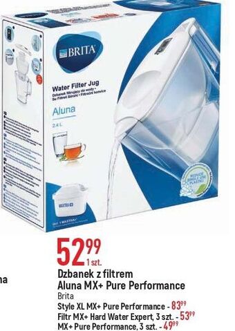 E.Leclerc Wkład filtrujący pure performance (niebieski) brita maxtra+ oferta