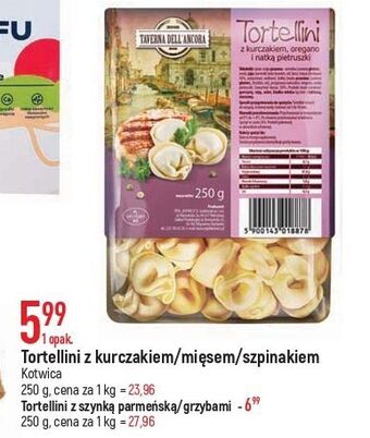 E.Leclerc Tortellini z kurczakiem i oregano kotwica oferta