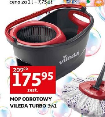 Auchan Mop obrotowy turbo vileda oferta
