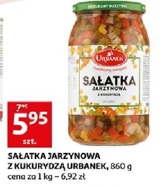 Auchan Sałatka jarzynowa z kukurydzą urbanek oferta
