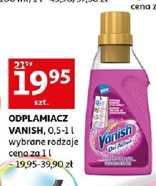 Auchan Odplamiacz w płynie vanish oxi action oferta