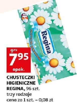 Auchan Chusteczki higieniczne rumiankowe regina oferta
